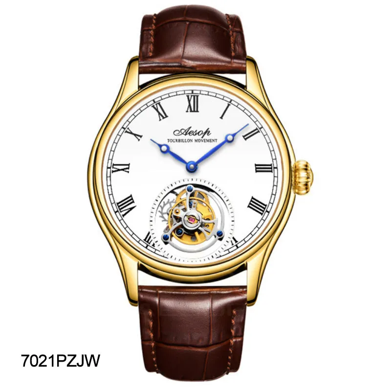 AESOP Roman Tourbillon Sapphire Mirror and Back Cover 7021 watch