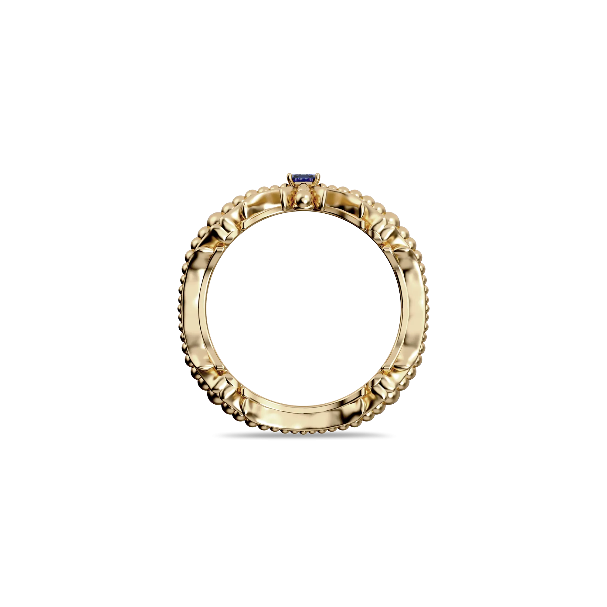 Aeternum Gemstone Cross Ring
