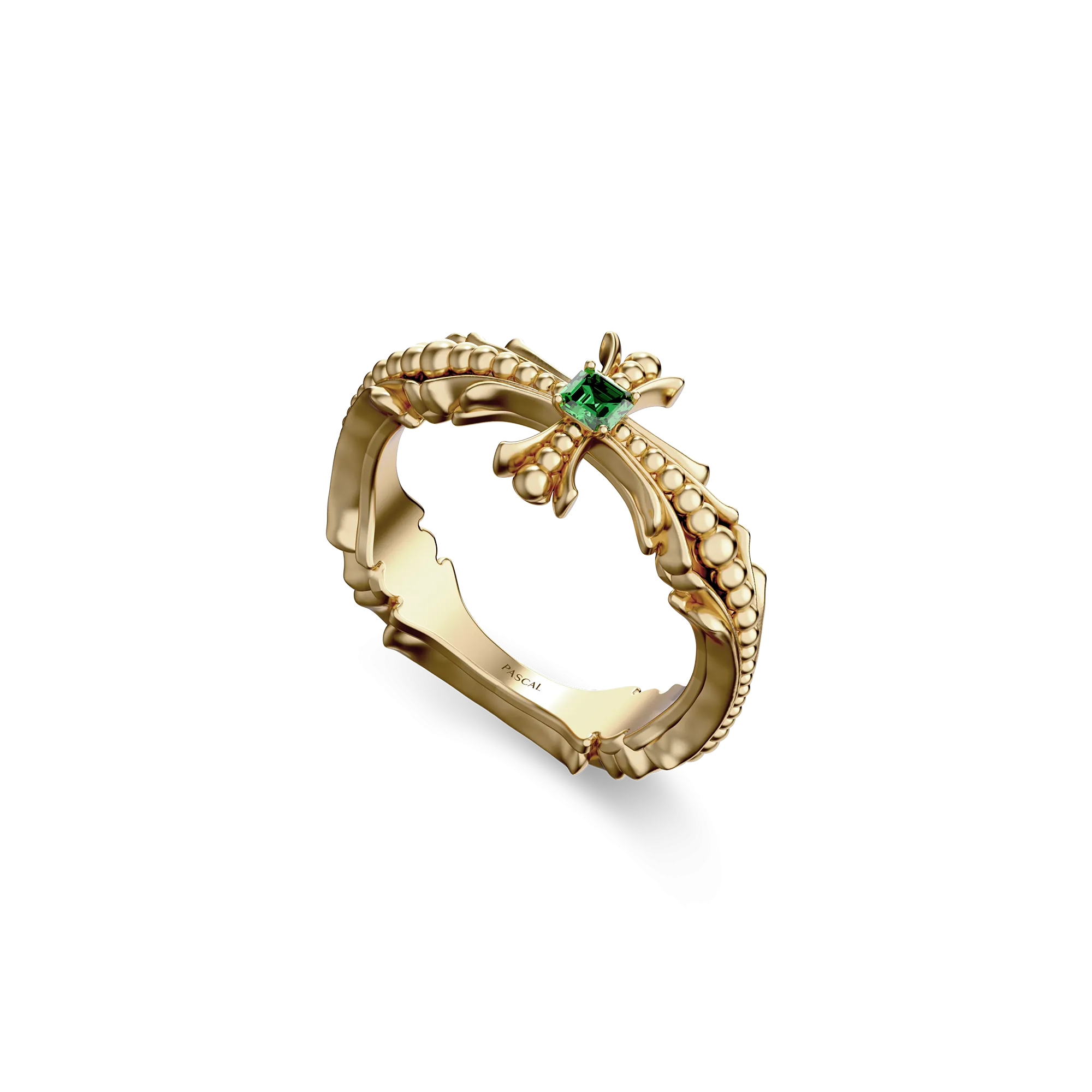 Aeternum Gemstone Cross Ring