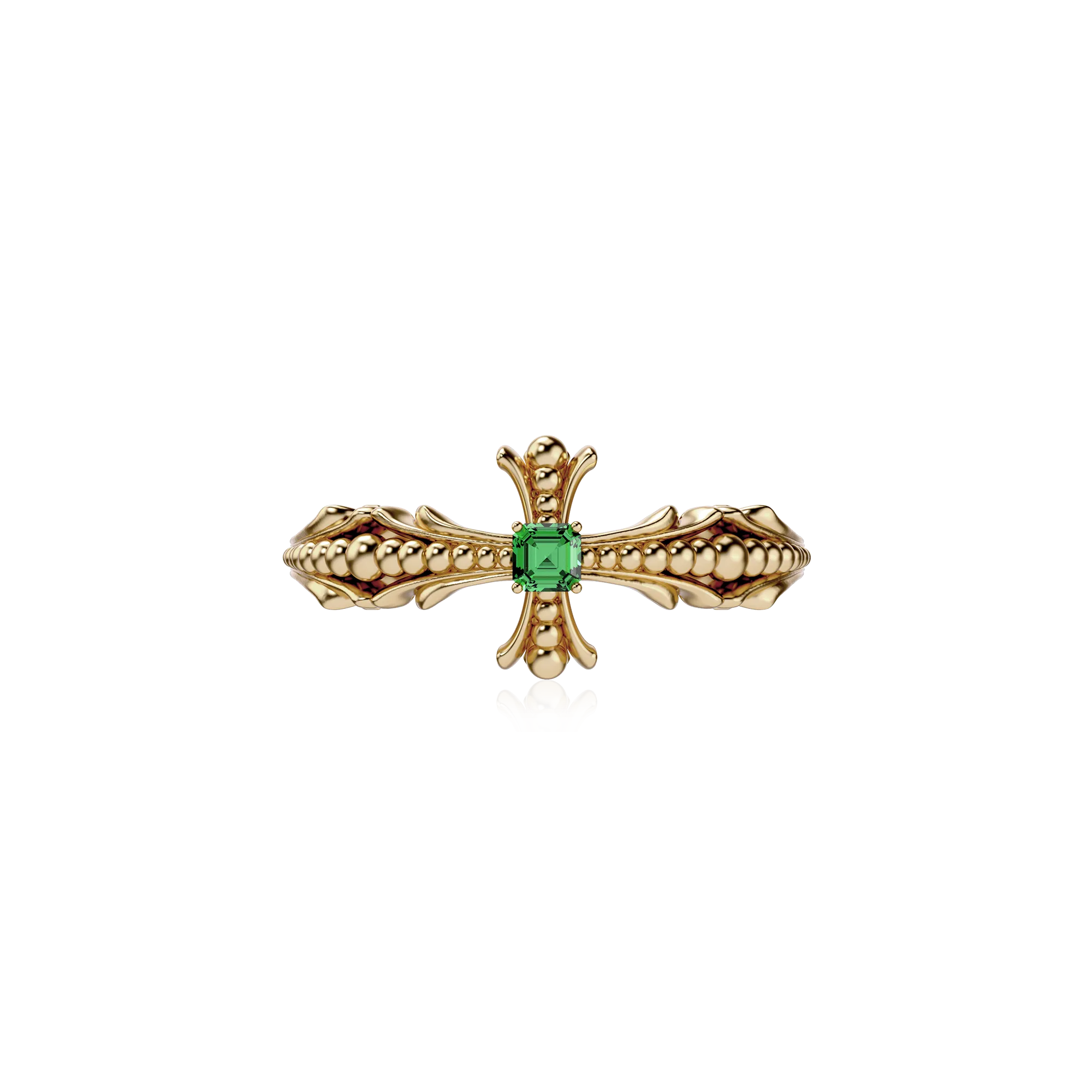 Aeternum Gemstone Cross Ring