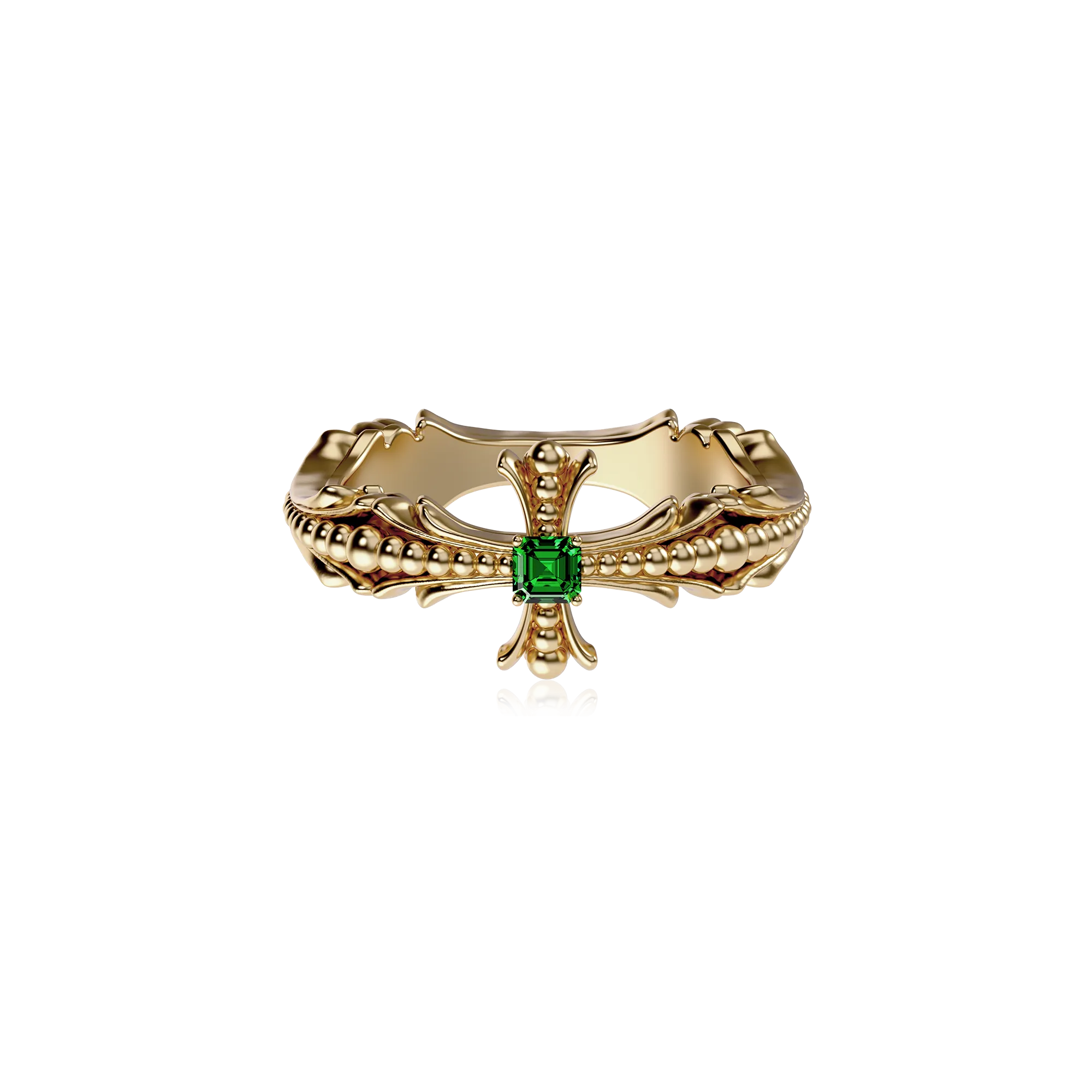 Aeternum Gemstone Cross Ring