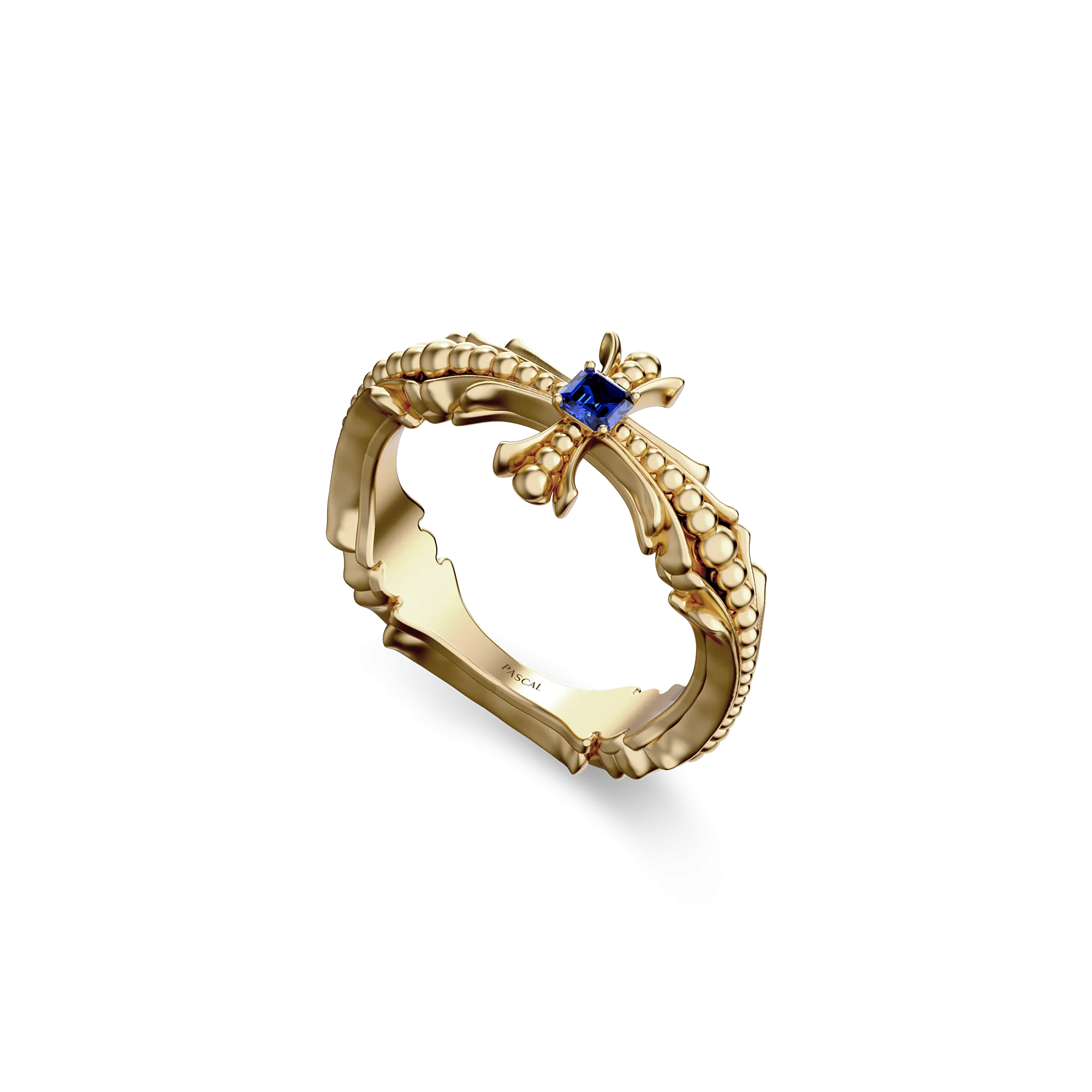 Aeternum Gemstone Cross Ring