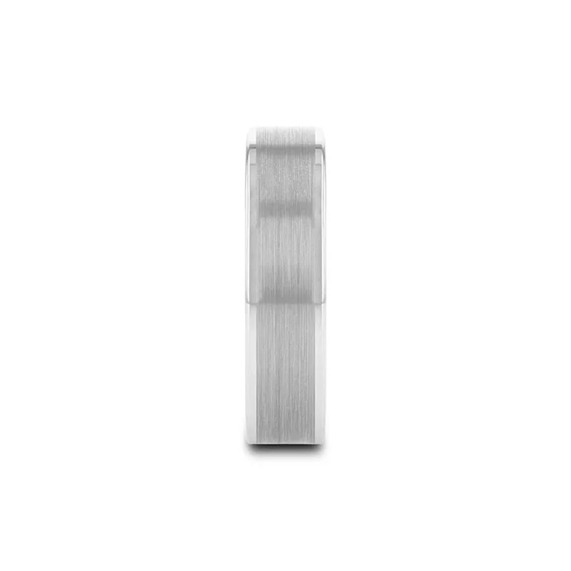 AIRES Pipe Cut Brush Center Tungsten Carbide Ring - 4mm - 10mm