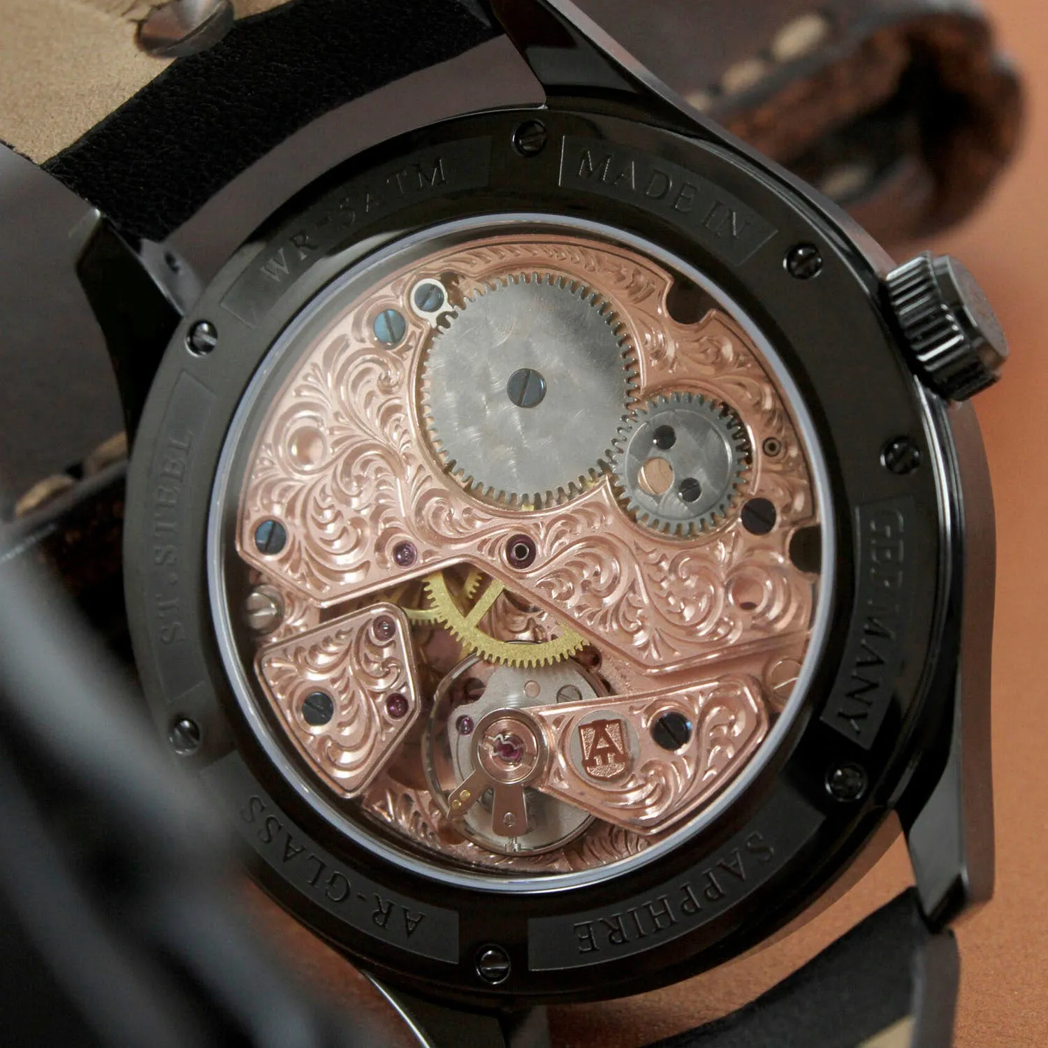 Alexander Shorokhoff Neva Black Limited Edition Stem Winding – AS.NEV04-4