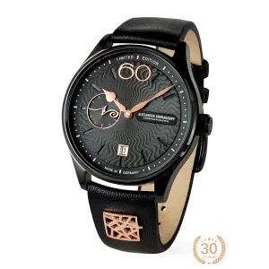 Alexander Shorokhoff Neva Black Limited Edition Stem Winding – AS.NEV04-4
