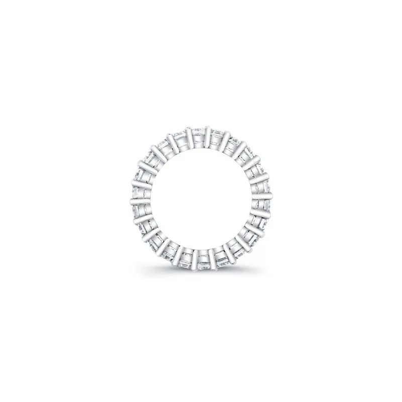 Asscher Cut Diamond Eternity Ring - 3.15CTW F/VS2