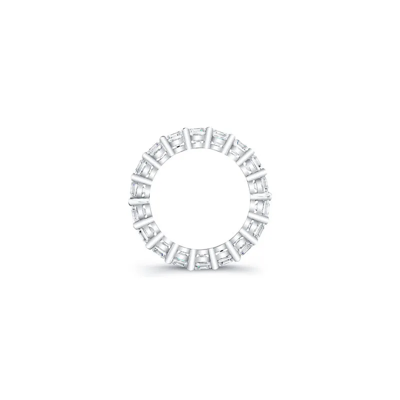 Asscher Cut Diamond Eternity Ring - 5.94CTW F/VS2