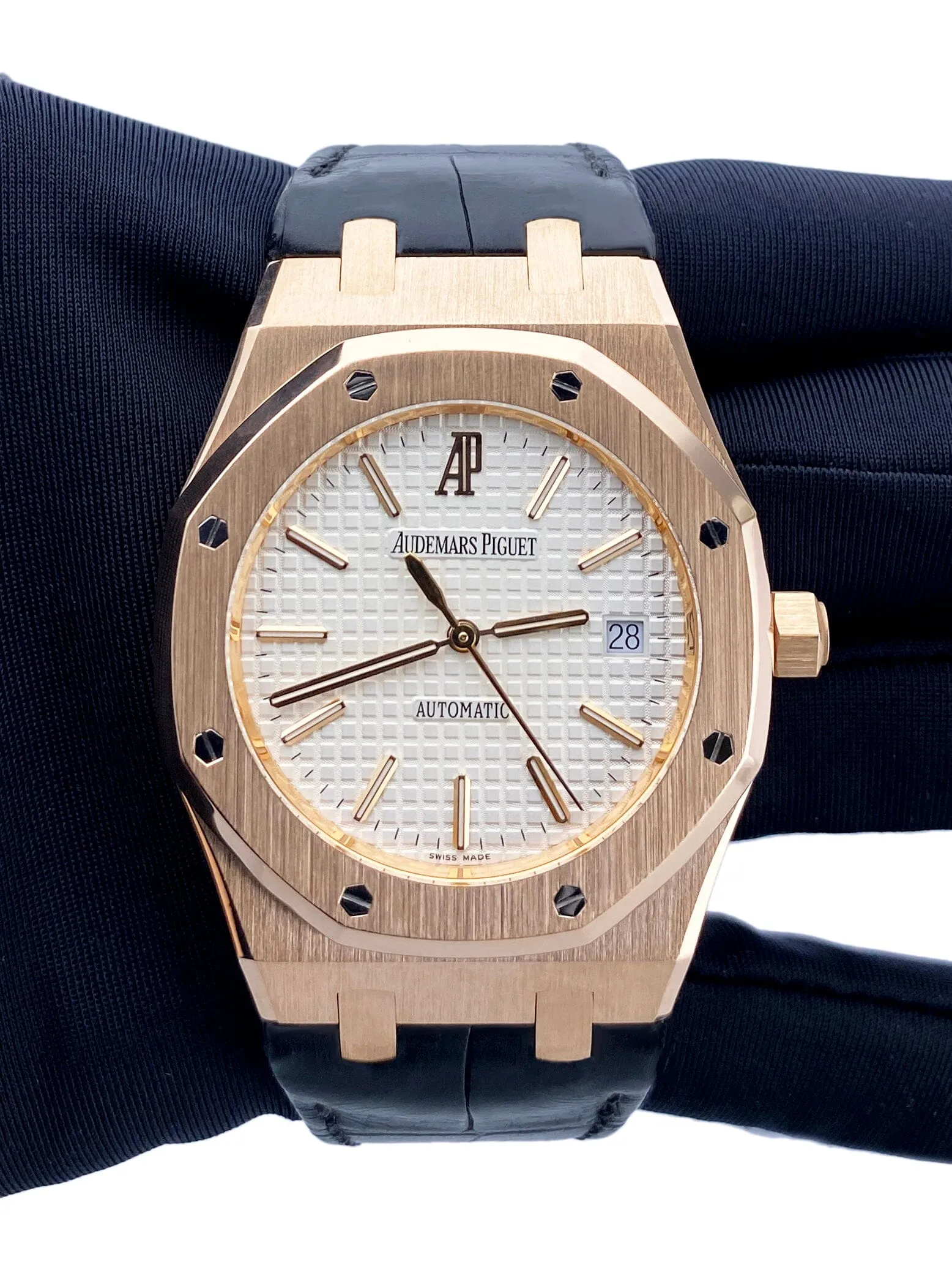 Audemars Piguet Royal Oak 15300OR White Dial Mens Watch