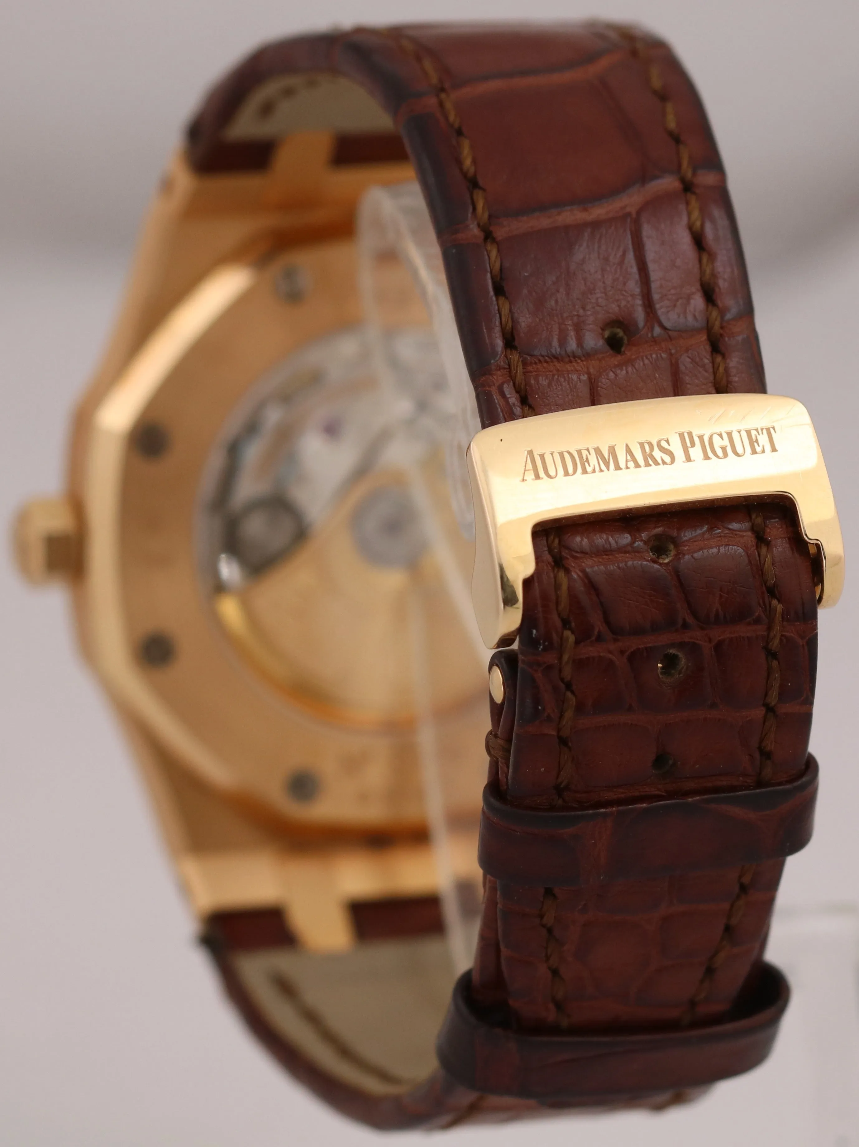 Audemars Piguet Royal Oak 18K Rose Gold WHITE 39mm 15300OR.OO.D088CR.02 Watch
