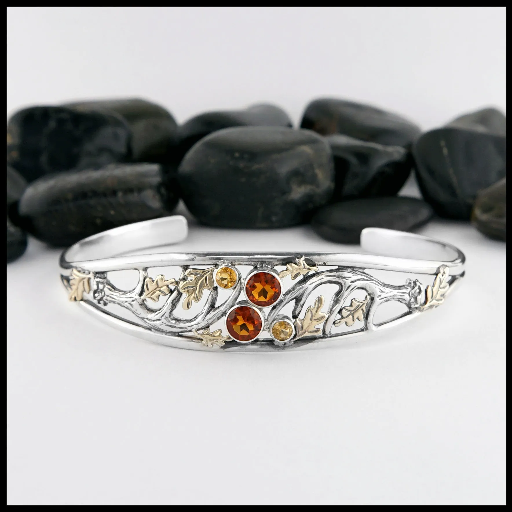 Autumn Leaves Cuff Bracelet