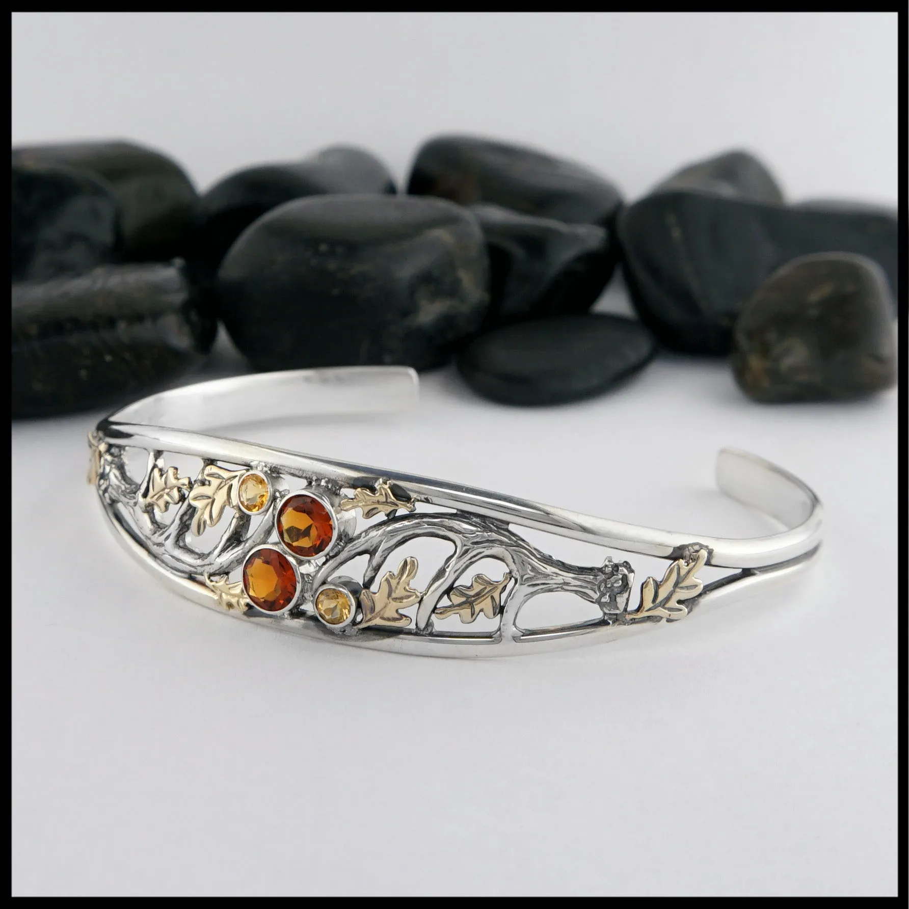 Autumn Leaves Cuff Bracelet