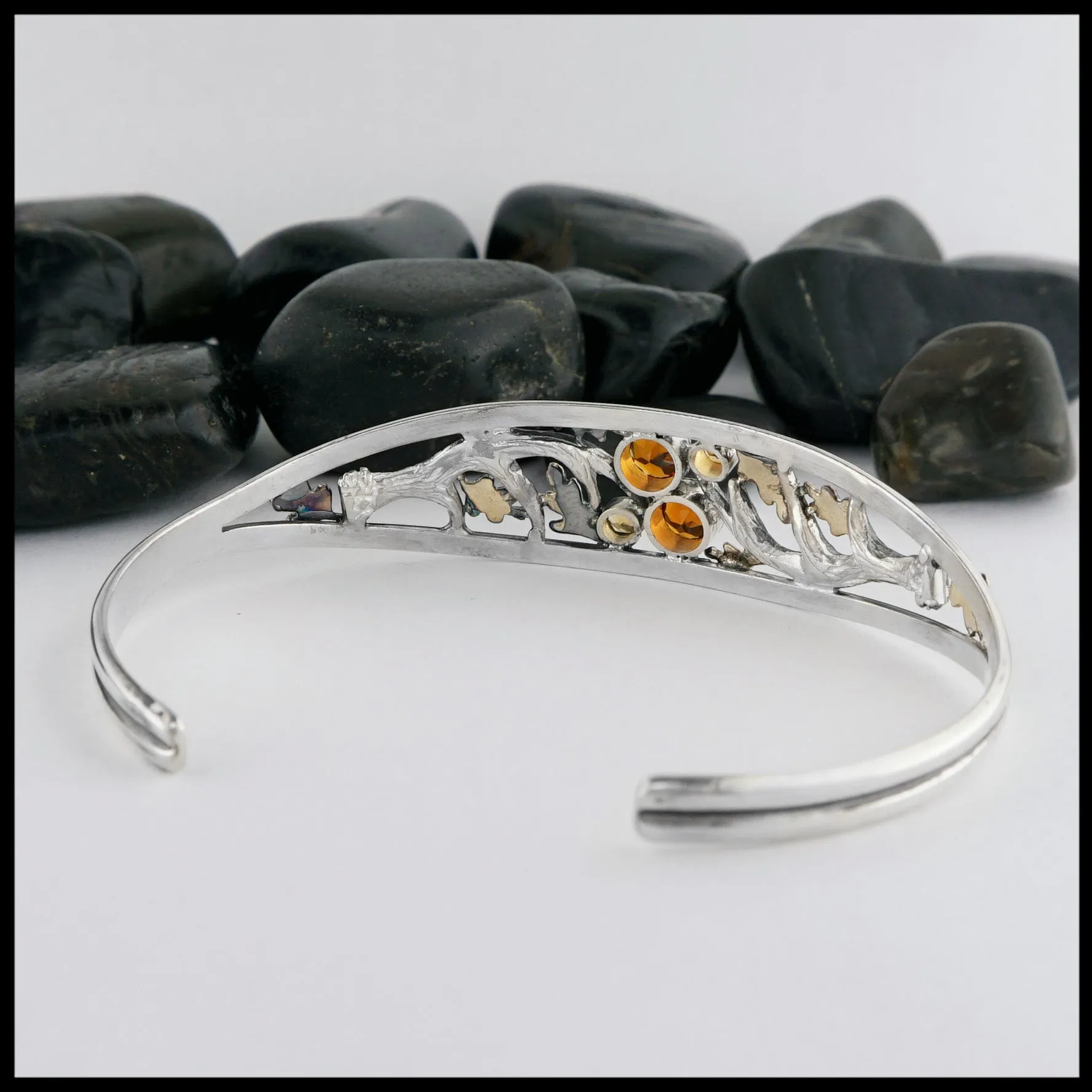 Autumn Leaves Cuff Bracelet