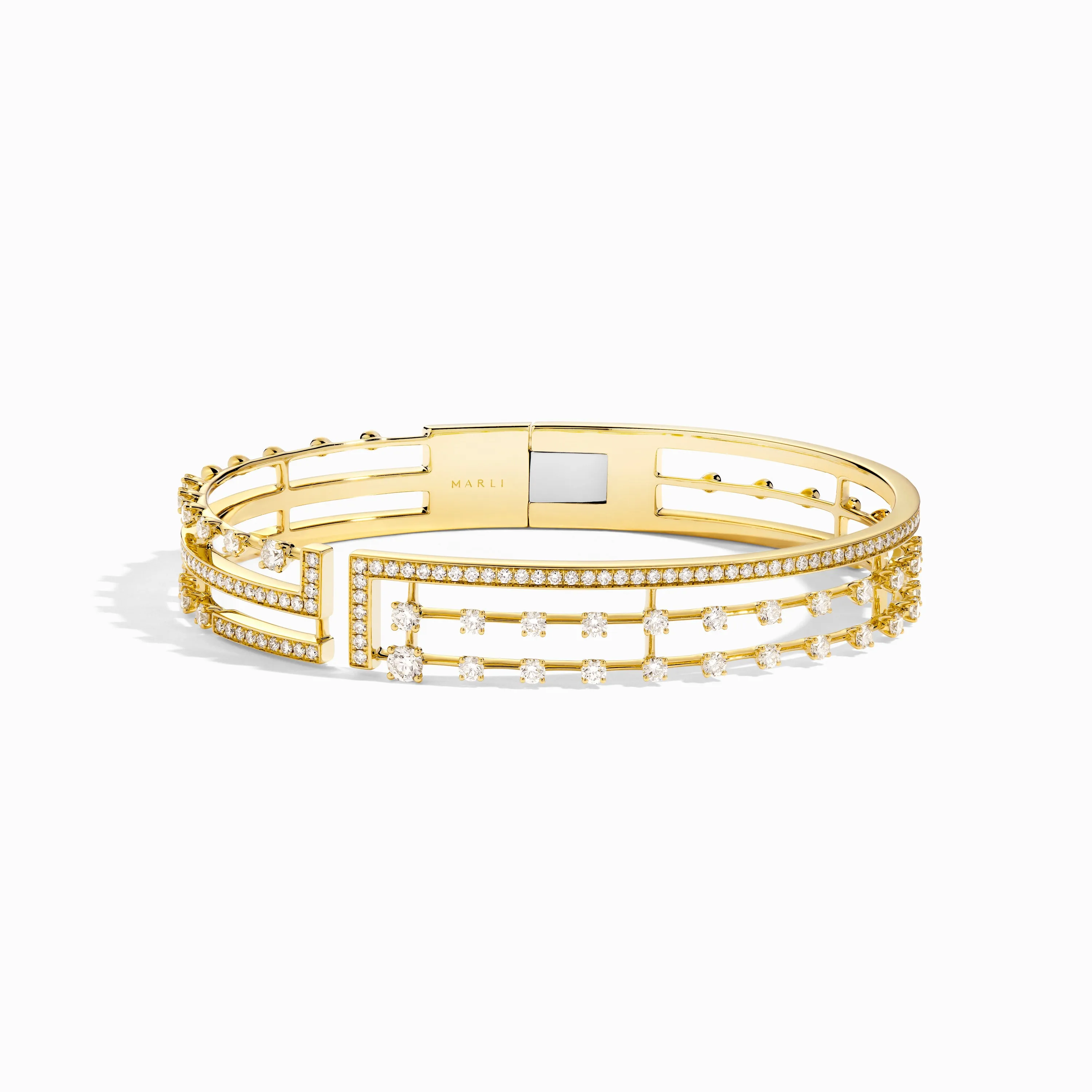Avenues Open Hinged Statement Bracelet