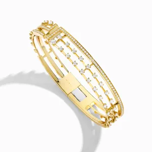 Avenues Open Hinged Statement Bracelet