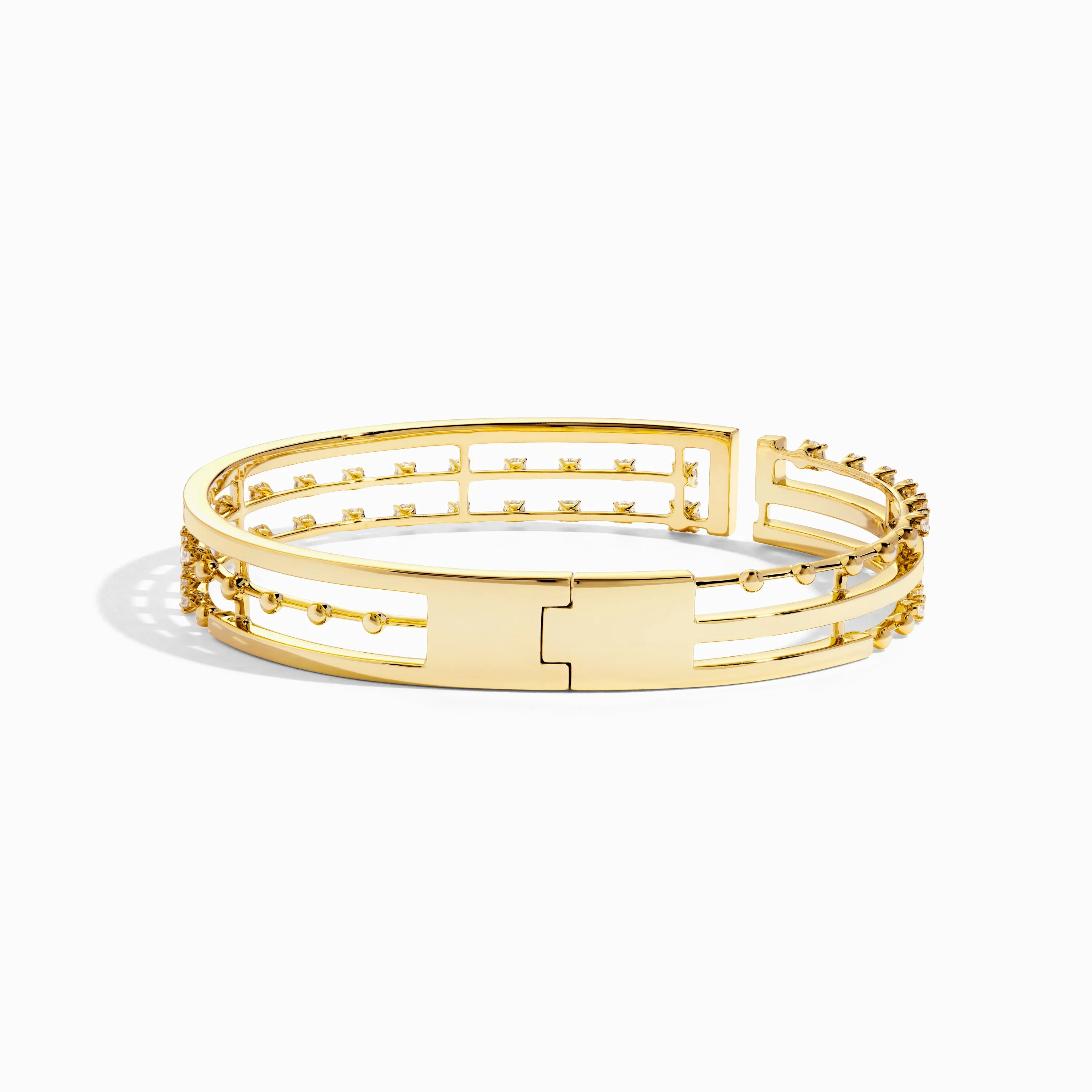 Avenues Open Hinged Statement Bracelet
