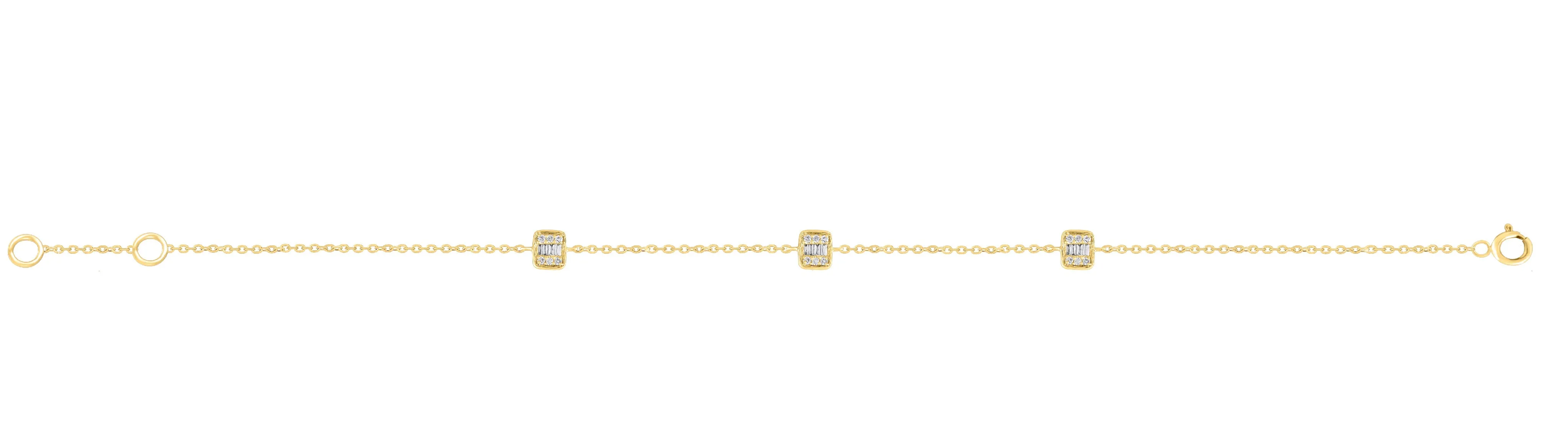 Baguette Diamond Bracelet