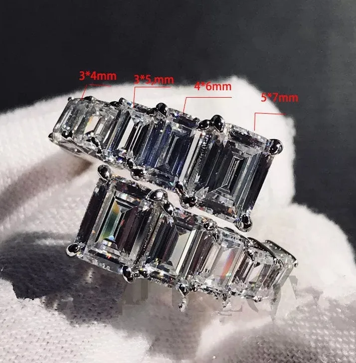 Baguette Ring | Eternity Ring | Mens Iced Out Ring | Diamond Ring | Big Iced Out Ring | fashion rings | friendship Ring | iced out rings