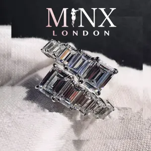 Baguette Ring | Eternity Ring | Mens Iced Out Ring | Diamond Ring | Big Iced Out Ring | fashion rings | friendship Ring | iced out rings