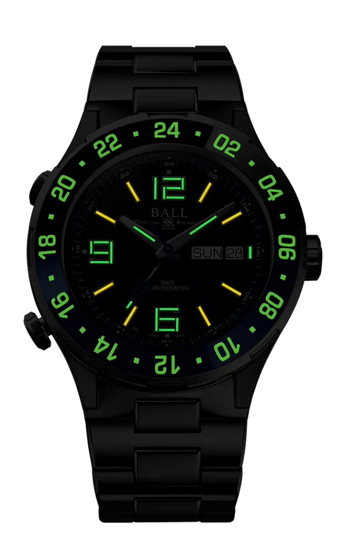 Ball Watch Roadmaster Pilot GMT (40mm) Black & Blue