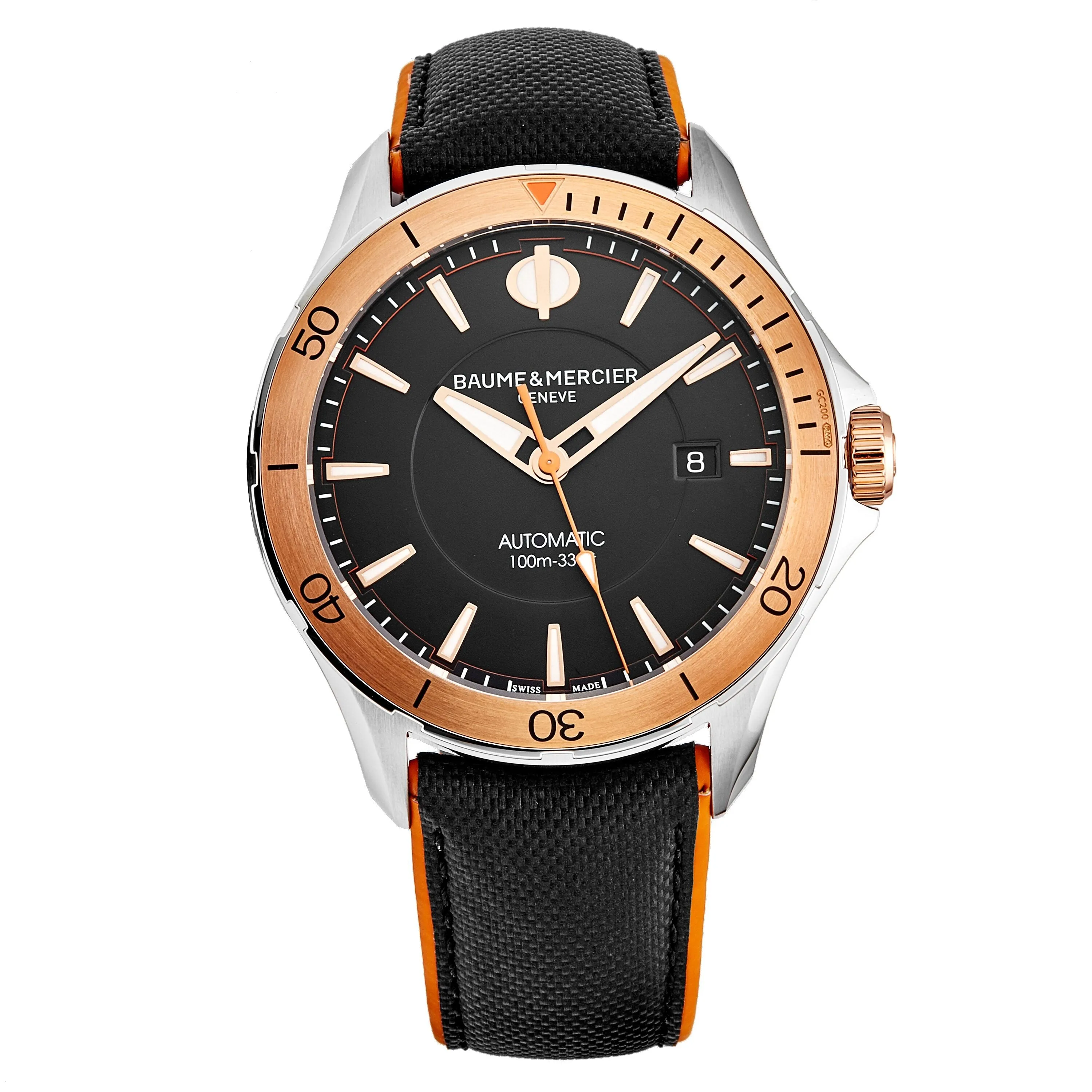 Baume et Mercier Clifton Automatic Black Dial Men's Watch A10424