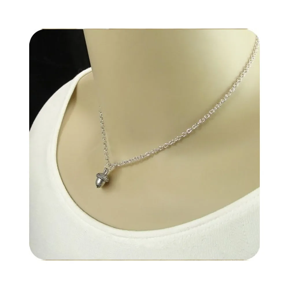 Beautiful Cute Acorn Plants Necklaces Pendants Fashion Jewelry