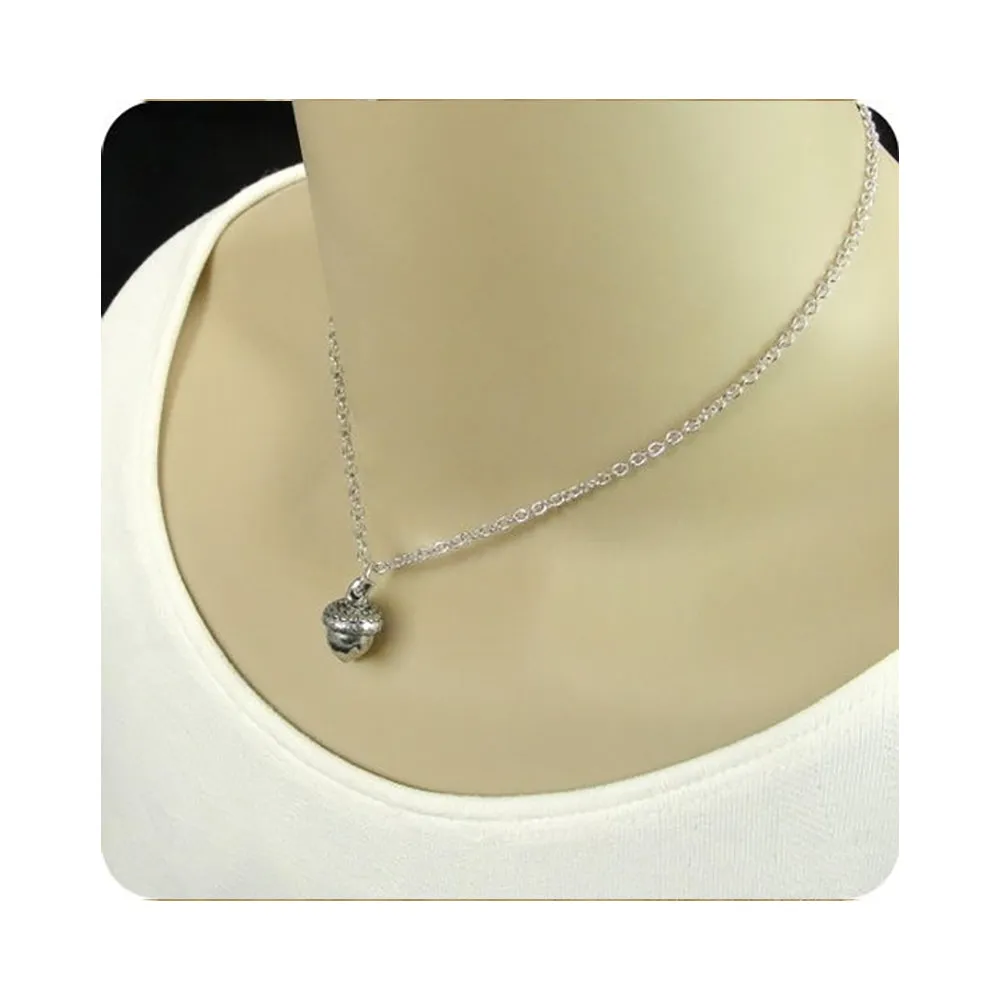 Beautiful Cute Acorn Plants Necklaces Pendants Fashion Jewelry
