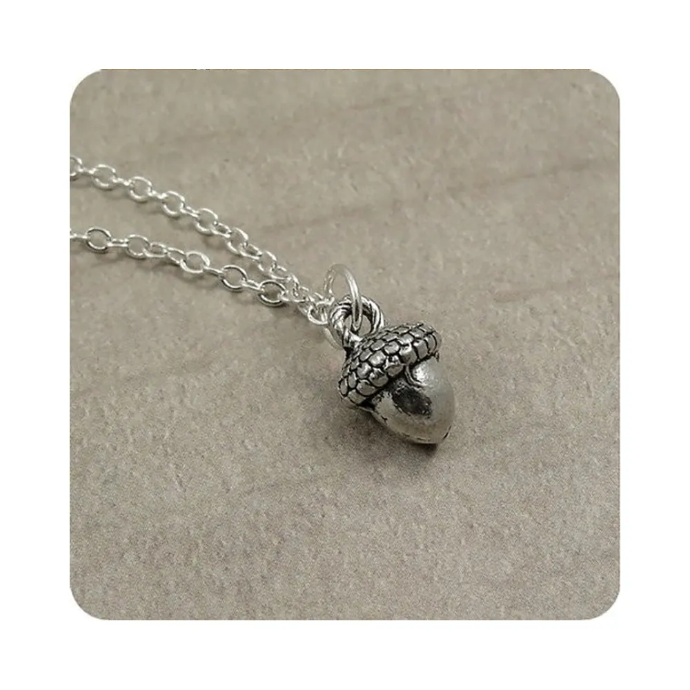 Beautiful Cute Acorn Plants Necklaces Pendants Fashion Jewelry