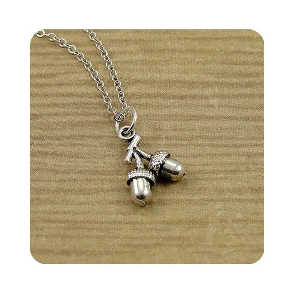 Beautiful Cute Acorn Plants Necklaces Pendants Fashion Jewelry