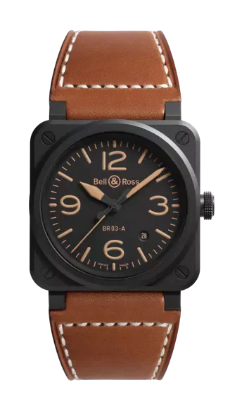 BELL & ROSS BR 03A HERITAGE CERAMIC 41mm