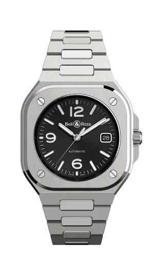 BELL & ROSS BR 05 BLACK STEEL BRACELET