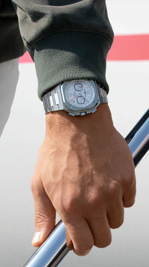 BELL & ROSS BR 05 CHRONO WHITE HAWK LIMITED EDITION