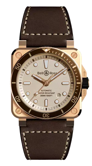 BELL & ROSS BR 03-92 DIVER WHITE BRONZE LIMITED EDITION
