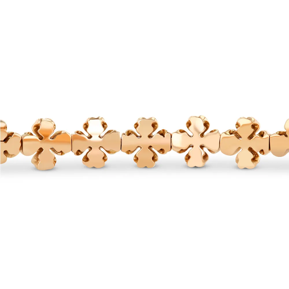 Best & Co. Flexible Clover Cuff (18k RG)