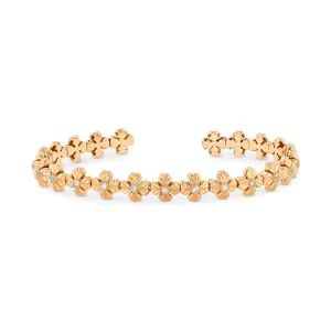 Best & Co. Flexible Clover Cuff (18k RG)