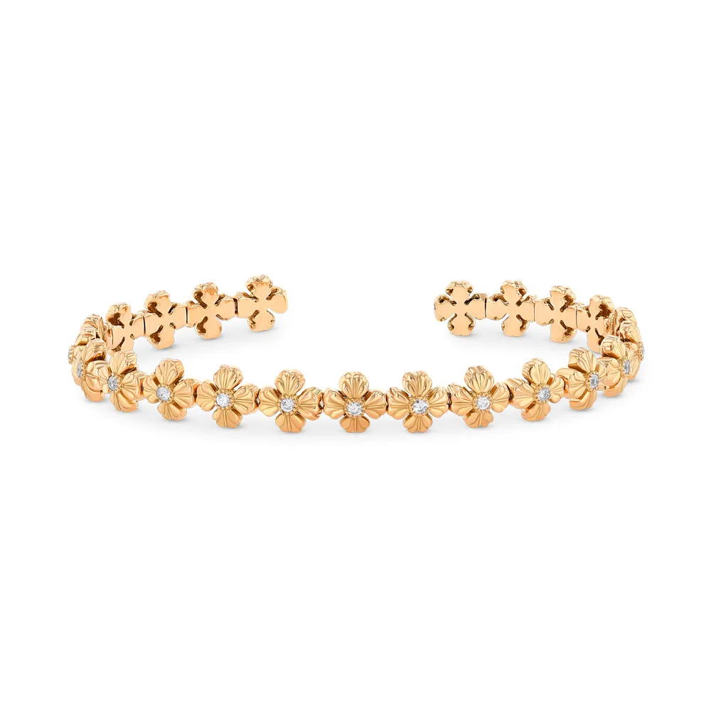 Best & Co. Flexible Clover Cuff (18k RG)