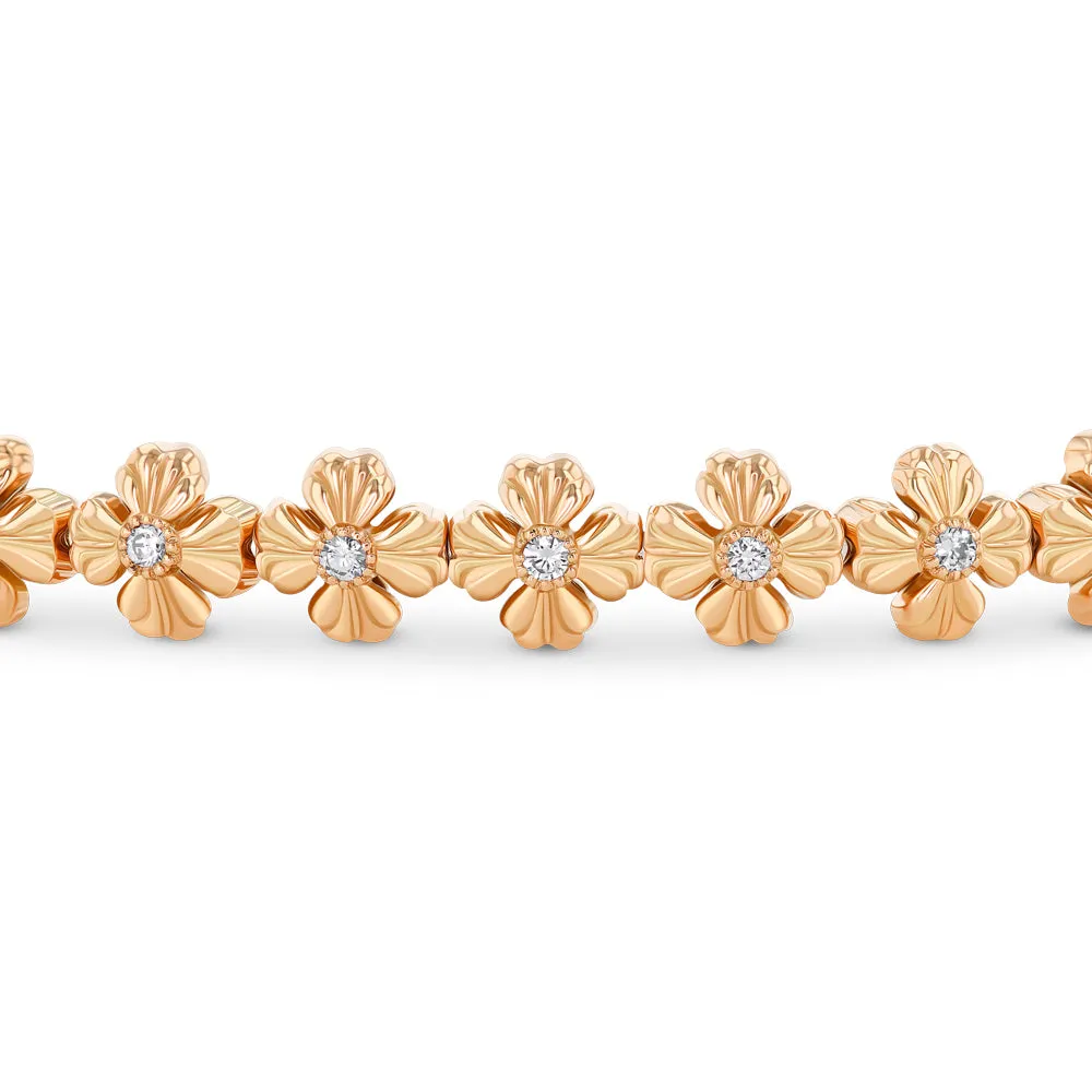 Best & Co. Flexible Clover Cuff (18k RG)