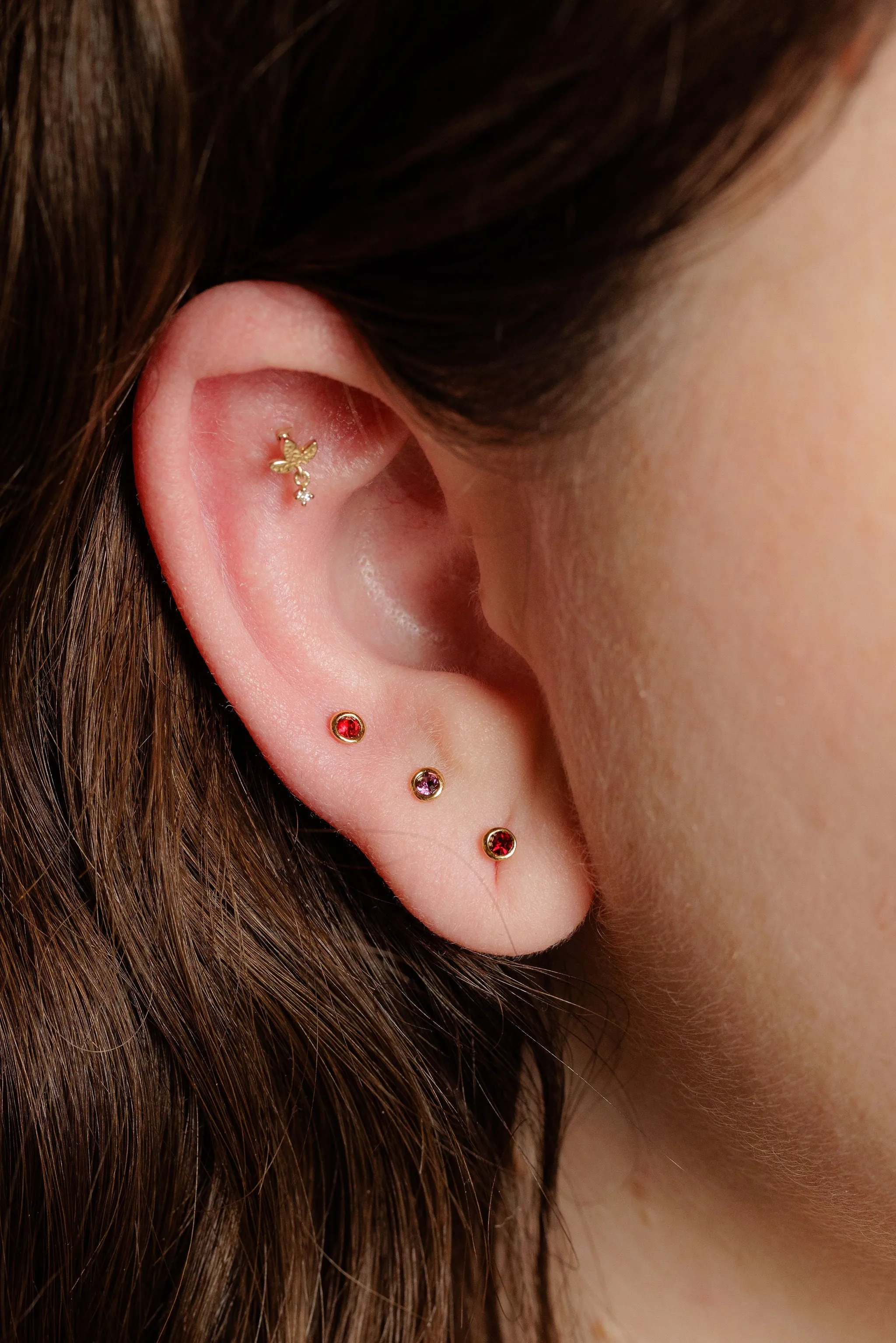 Birthstone Stud Earrings