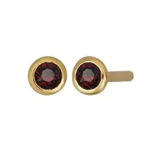 Birthstone Stud Earrings