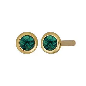 Birthstone Stud Earrings