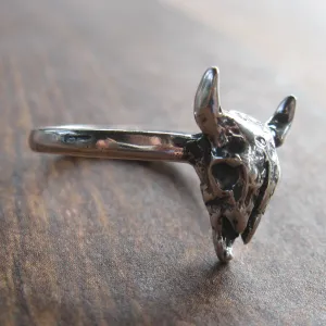 Bison Skull Ring