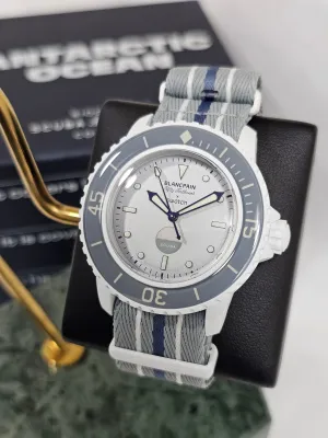 Blancpain X Swatch Fifty Fathoms Scuba Collection: Antarctic Ocean Edition
