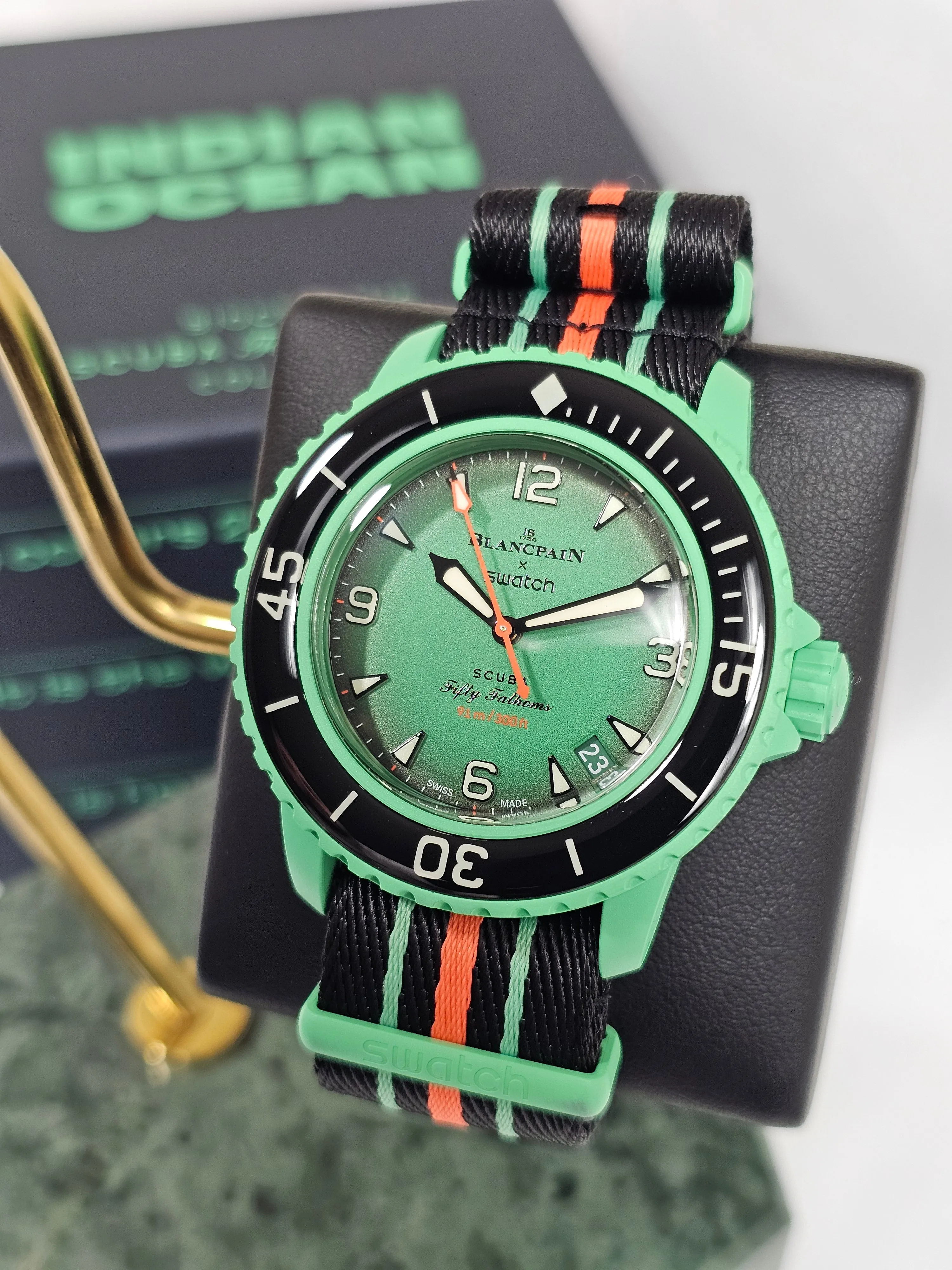 Blancpain X Swatch Fifty Fathoms Scuba Collection: Indian Ocean Edition