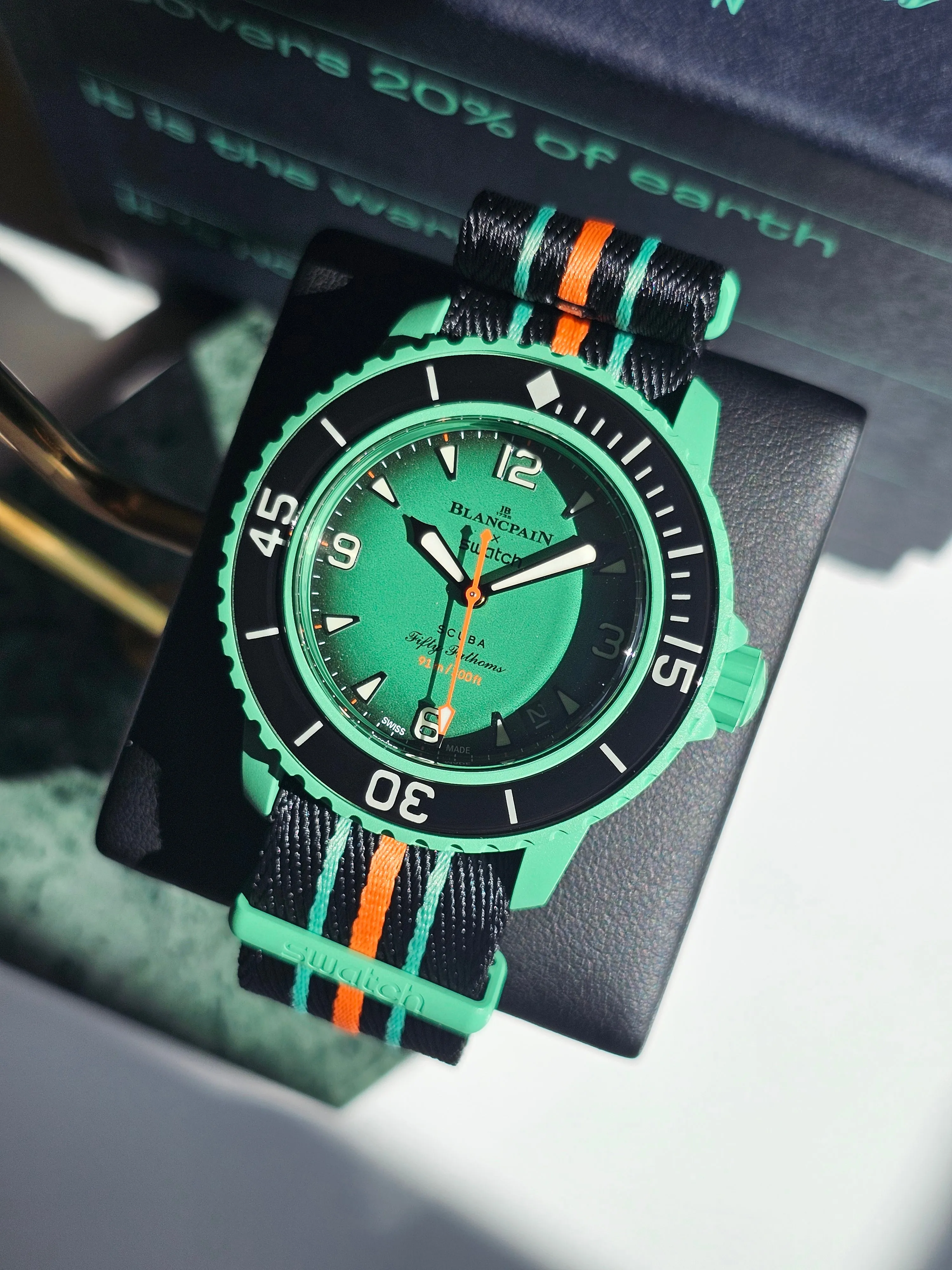 Blancpain X Swatch Fifty Fathoms Scuba Collection: Indian Ocean Edition