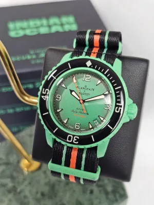 Blancpain X Swatch Fifty Fathoms Scuba Collection: Indian Ocean Edition