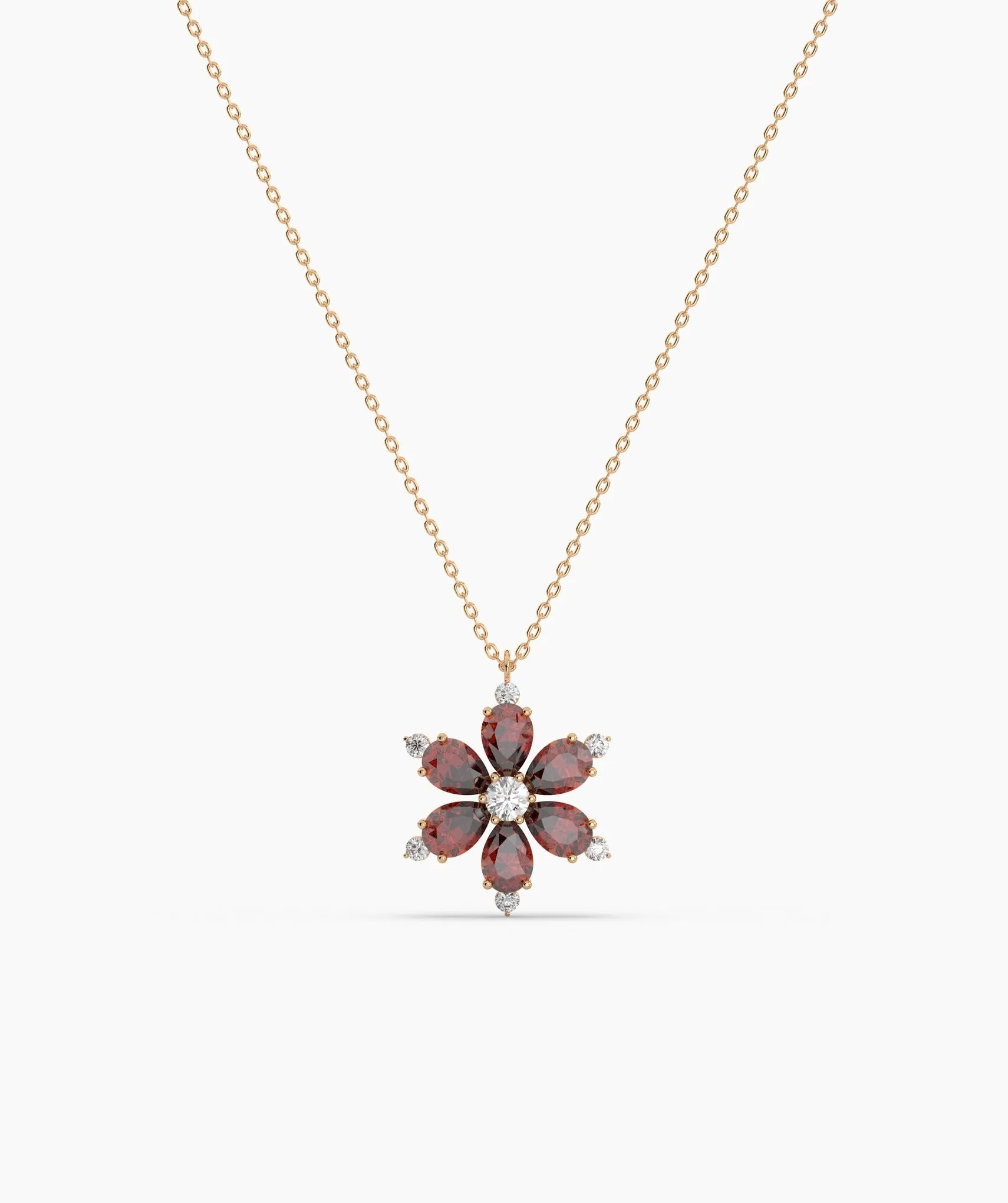 Blossom Pendant with Sparkling Accents