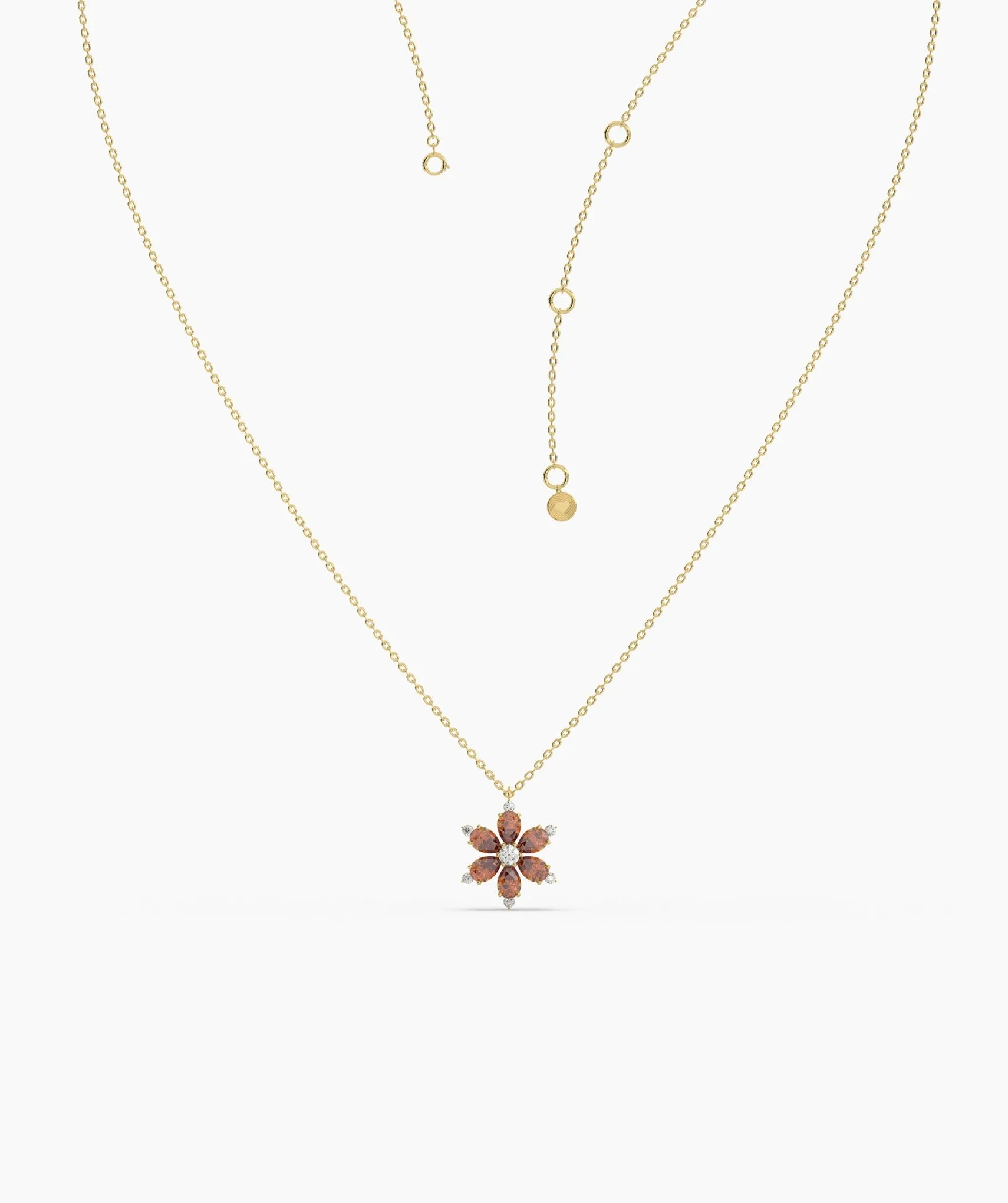 Blossom Pendant with Sparkling Accents