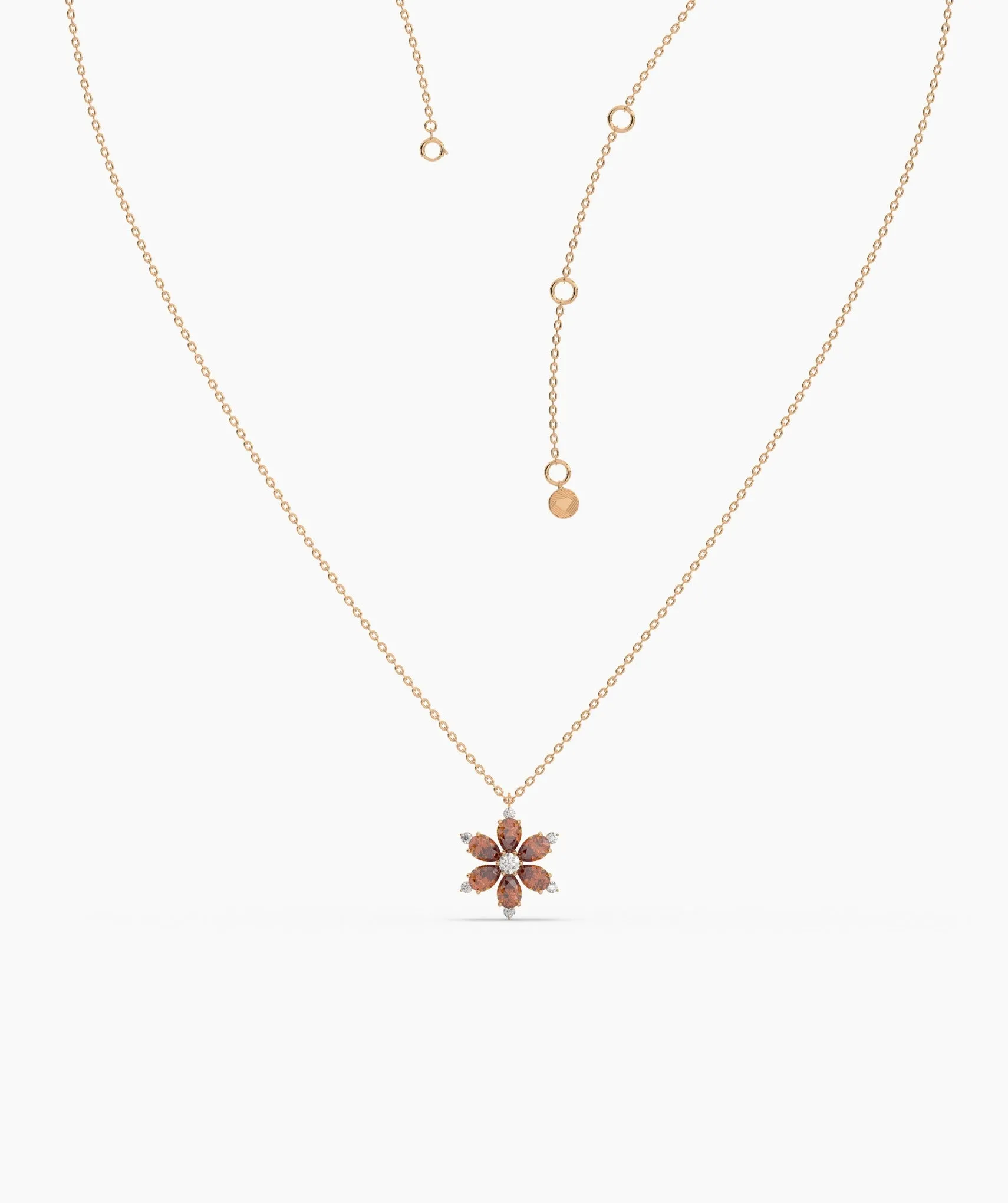 Blossom Pendant with Sparkling Accents