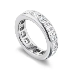 BNS Band with Asscher Diamonds