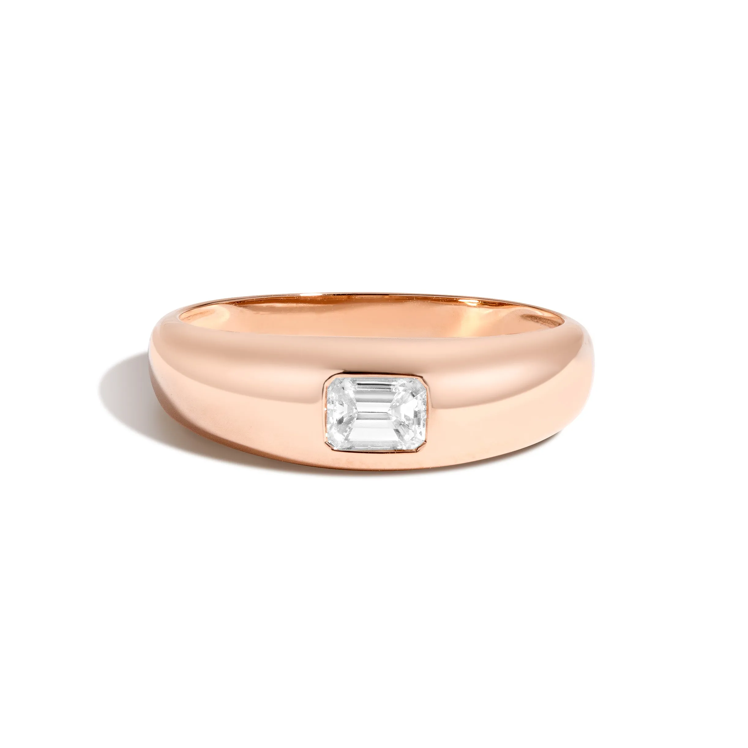 Bombe Ring with Emerald Cut