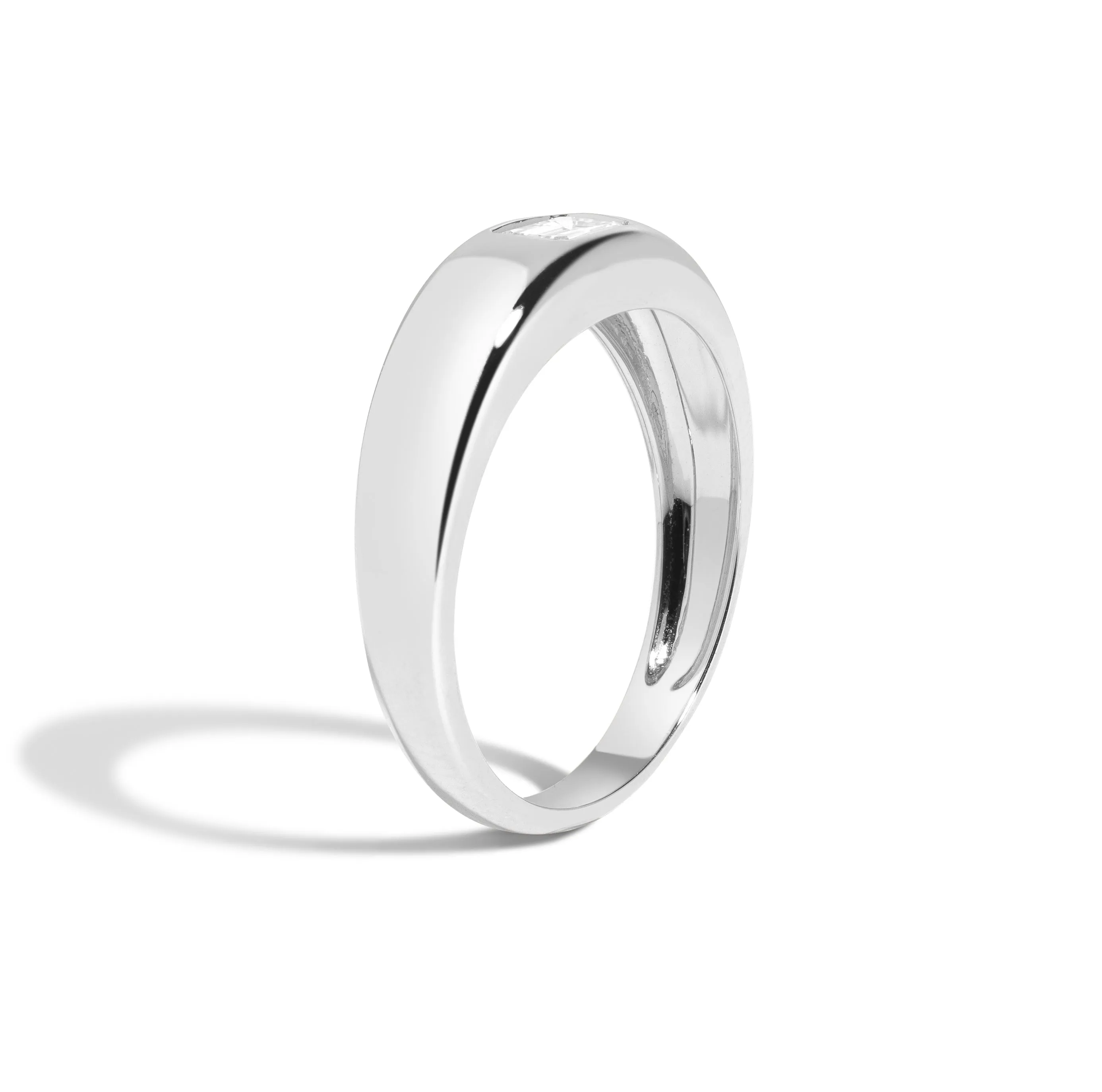 Bombe Ring with Emerald Cut